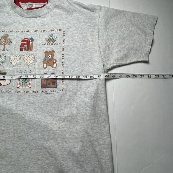 Vintage 90’s Barn School T Shirt Mens Sz XL Grey Heathered 1994 Endless Designs - Picture 5 of 7